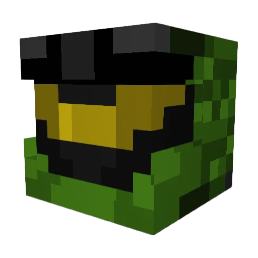 MisterVX Minecraft avatar head, 3D render