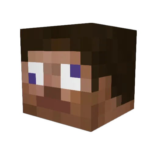 MisterY930 Minecraft avatar head, 3D render