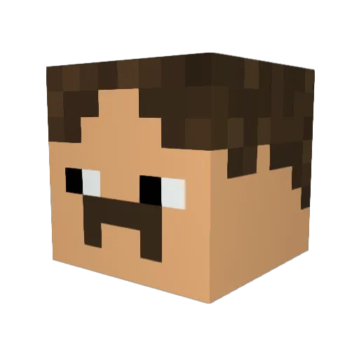 Minecraft-Avatar von MisterYonas: Kopf als 3D-Render