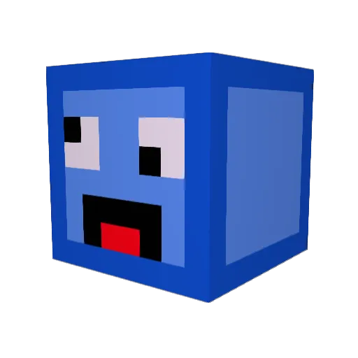 MisterZ30 Minecraft avatar head, 3D render