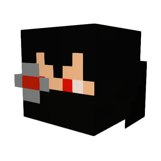 MisterZeed Minecraft avatar head, 3D render