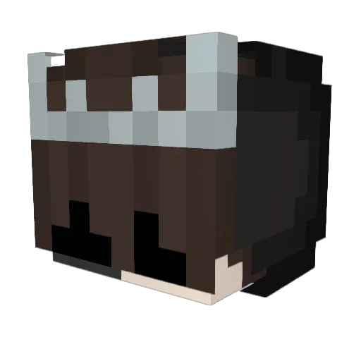 MisterZekro Minecraft avatar head, 3D render