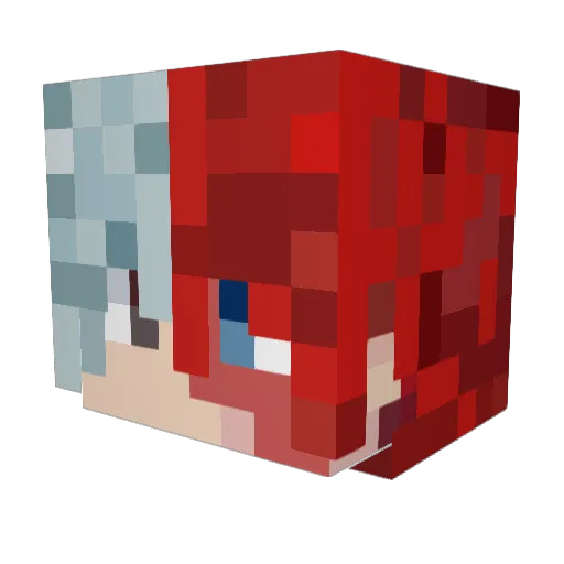 Mister_Bigs Minecraft avatar head, 3D render