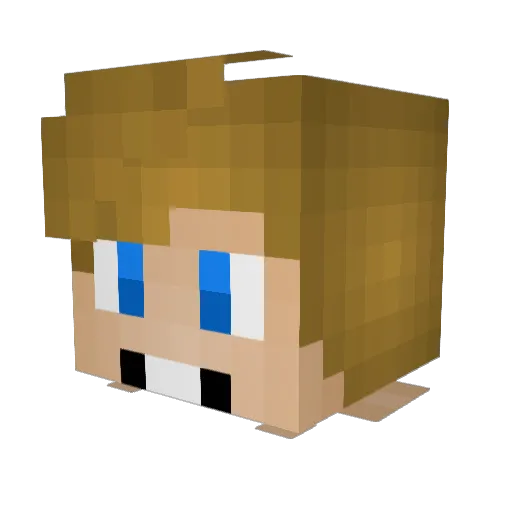 Mister_Burns Minecraft avatar head, 3D render