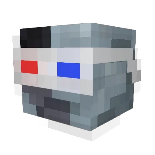 Mister_Cheese Minecraft avatar head, 3D render