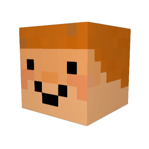 Mister_Gaty Minecraft avatar head, 3D render