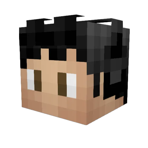 Mister_LoCapone Minecraft avatar head, 3D render