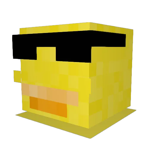 Mister_Lucky11 Minecraft avatar head, 3D render