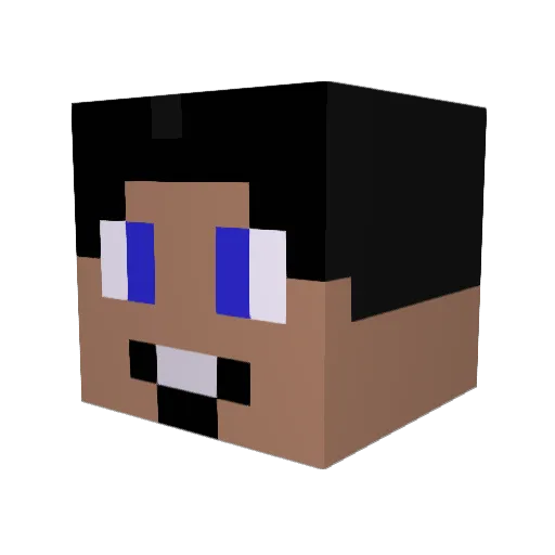 Mister_Ralf Minecraft avatar head, 3D render