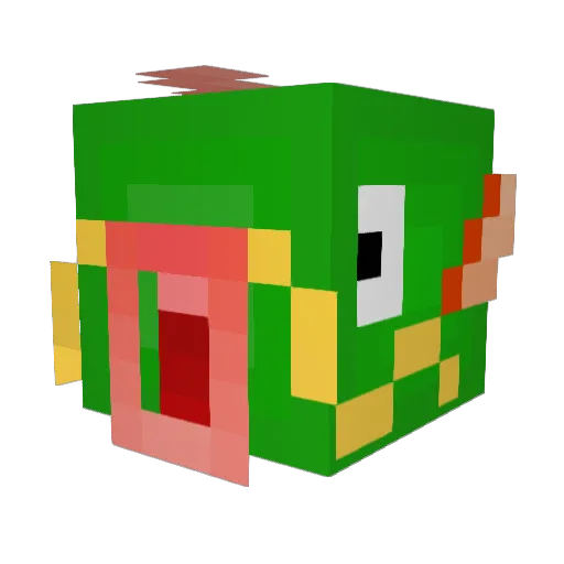 Mister_Ravioli Minecraft avatar head, 3D render
