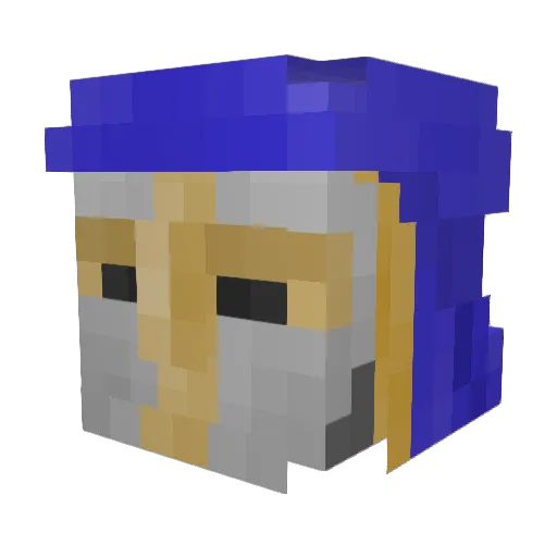 Mister____A Minecraft avatar head, 3D render
