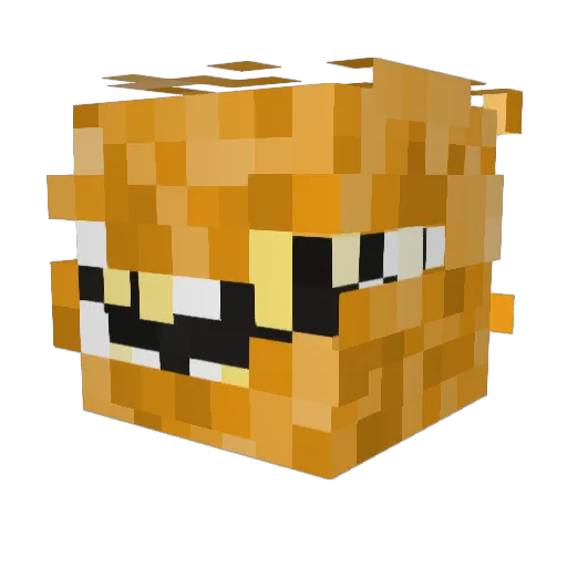 Mister_potatoes Minecraft avatar head, 3D render