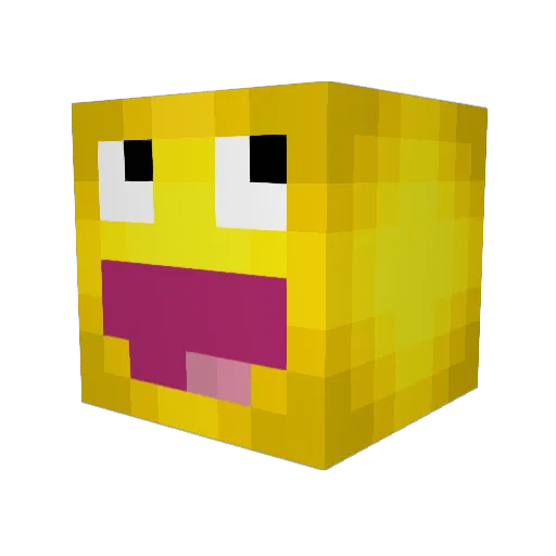 Mister_theo07 Minecraft avatar head, 3D render
