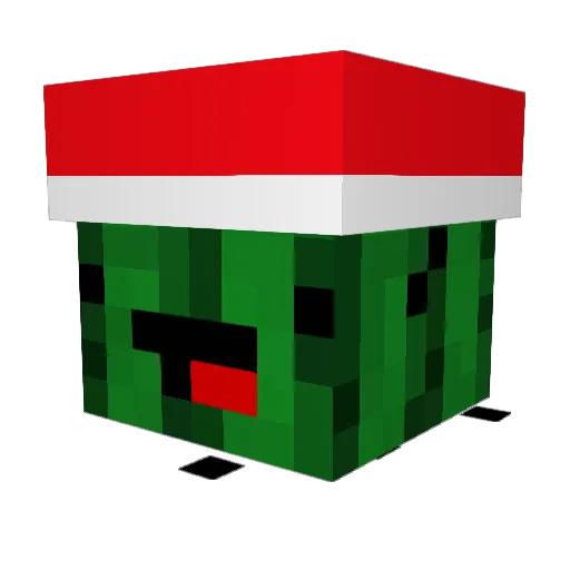 MisteriCactus Minecraft avatar head, 3D render