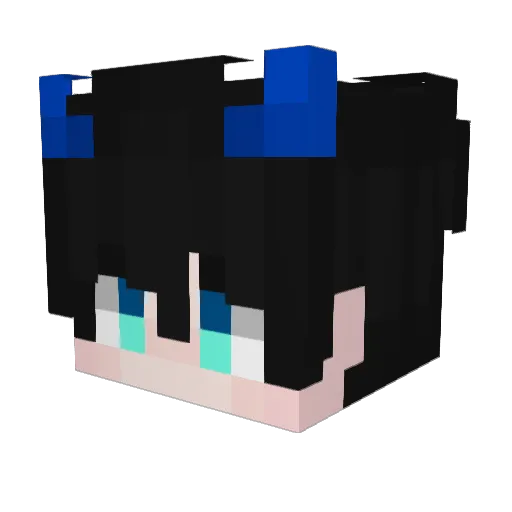 Misterio065 Minecraft avatar head, 3D render