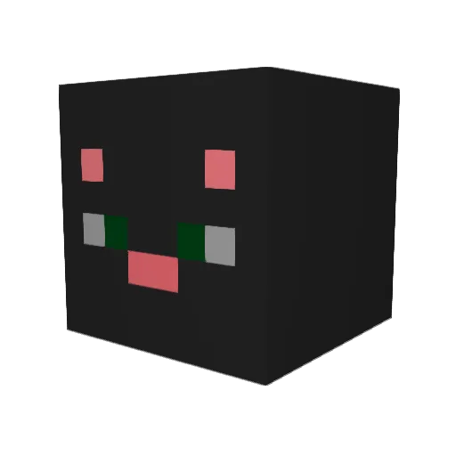 Misterlenn Minecraft avatar head, 3D render