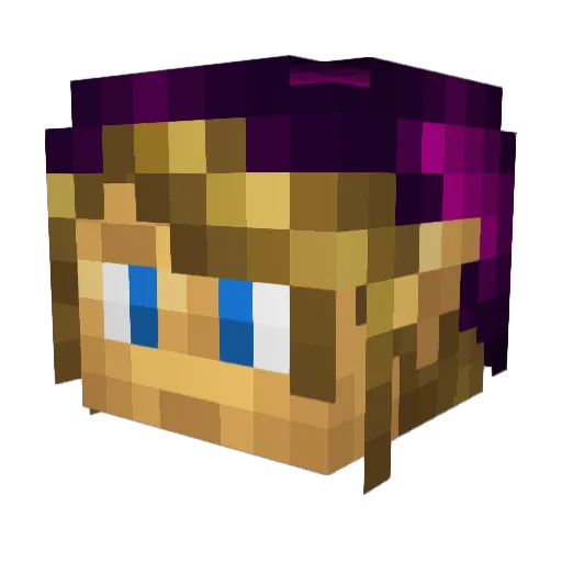 Misterlink19 Minecraft avatar head, 3D render