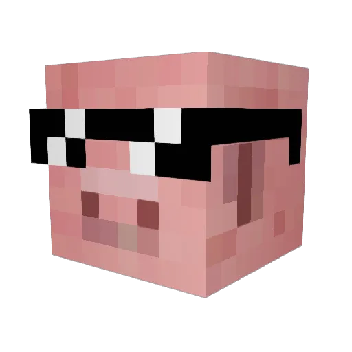 Misteve10 Minecraft avatar head, 3D render