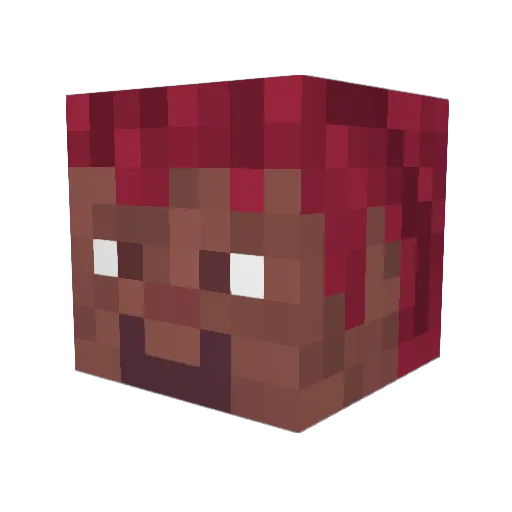 Misticgibbens17 Minecraft avatar head, 3D render