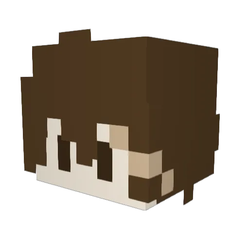 Mistico_14 Minecraft avatar head, 3D render