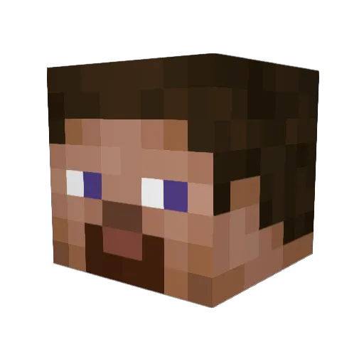 Mistr210 Minecraft avatar head, 3D render