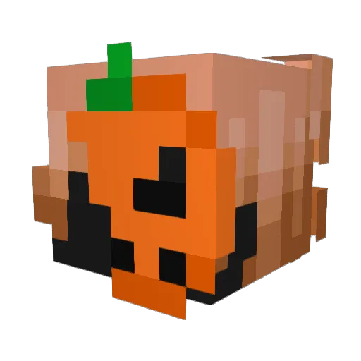 Mistrei Minecraft avatar head, 3D render