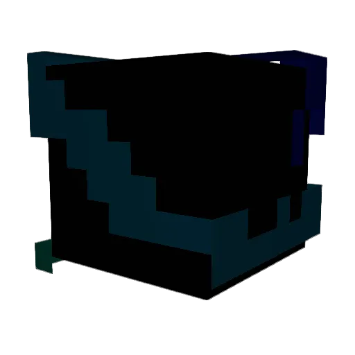 Misttful Minecraft avatar head, 3D render