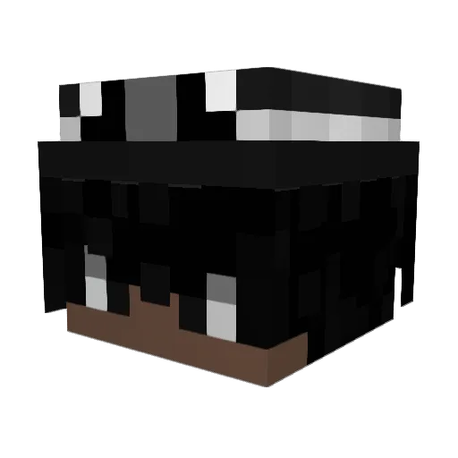 Mistuhy Minecraft avatar head, 3D render