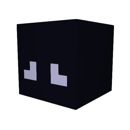 MistyAkai Minecraft avatar head, 3D render