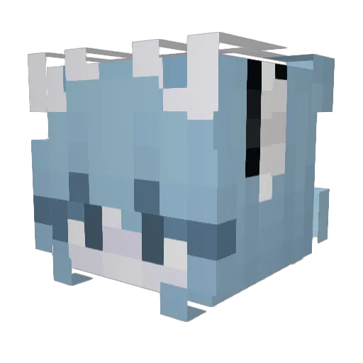 MistyMare Minecraft avatar head, 3D render