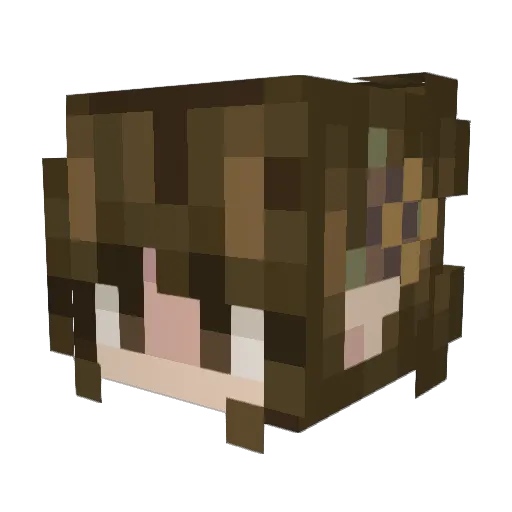 MistySparks25 Minecraft avatar head, 3D render