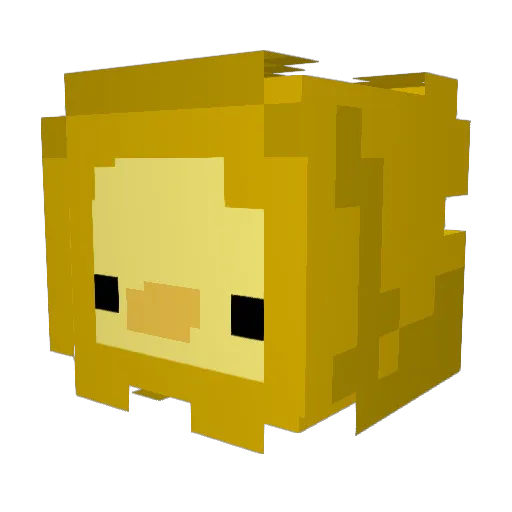 MistyThread7359 Minecraft avatar head, 3D render
