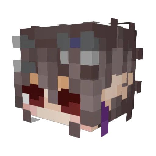 Misty_8794 Minecraft avatar head, 3D render