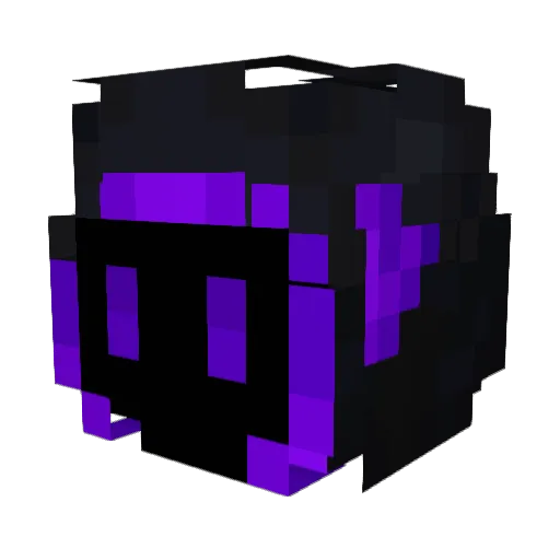 Mistyame Minecraft avatar head, 3D render