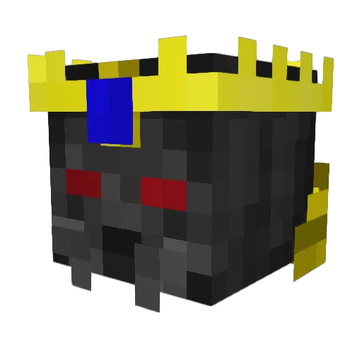 Mistyman95 Minecraft avatar head, 3D render