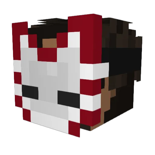 Mistyyyy Minecraft avatar head, 3D render