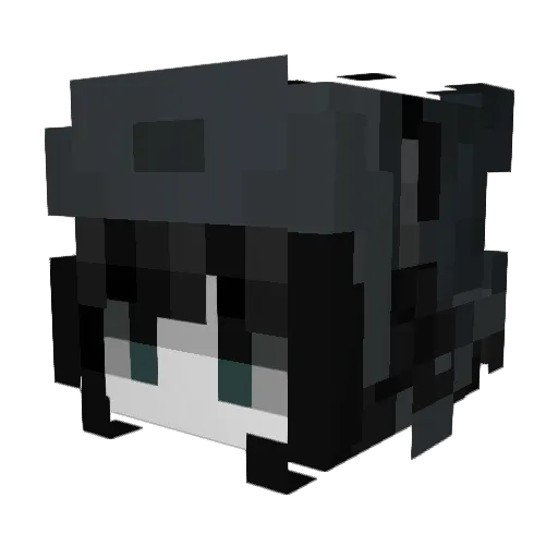 Miszka72 Minecraft avatar head, 3D render