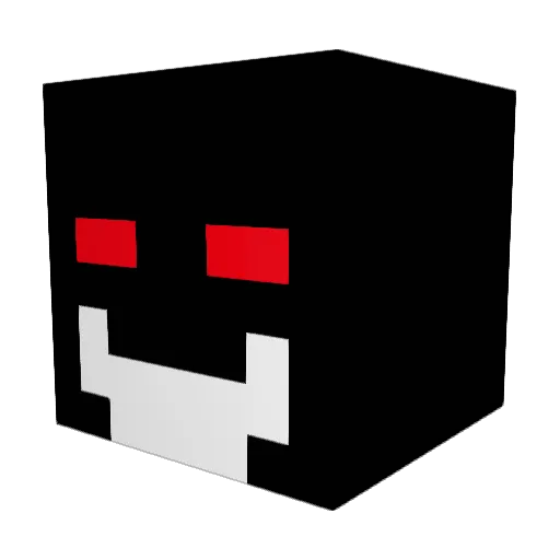 MitMeinerGang Minecraft avatar head, 3D render