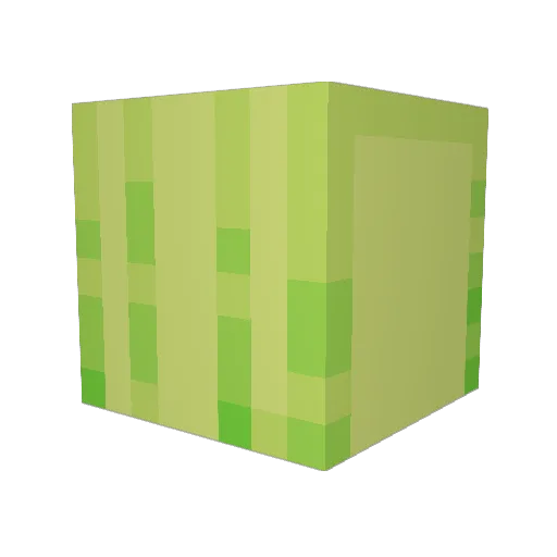 MitaPoop Minecraft avatar head, 3D render