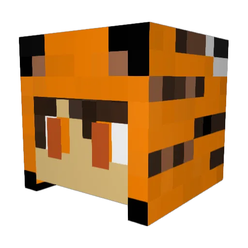 MitarPvvPP Minecraft avatar head, 3D render