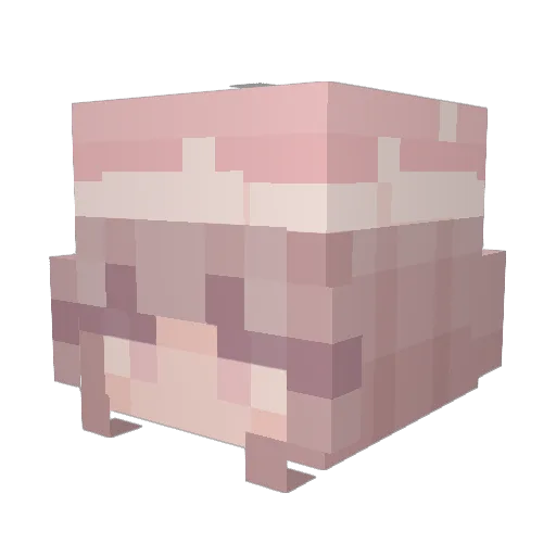 Mitaydaramitsi Minecraft avatar head, 3D render