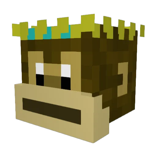 Mitch1134107 Minecraft avatar head, 3D render