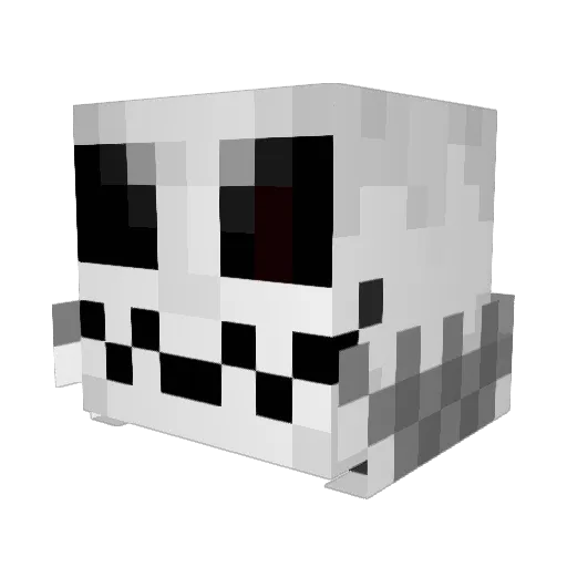 Mitch44 Minecraft avatar head, 3D render