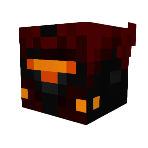 MitchBade Minecraft avatar head, 3D render