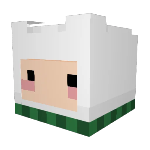 MitchMars247 Minecraft avatar head, 3D render
