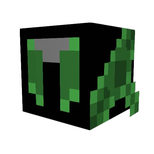 MitchMash Minecraft avatar head, 3D render