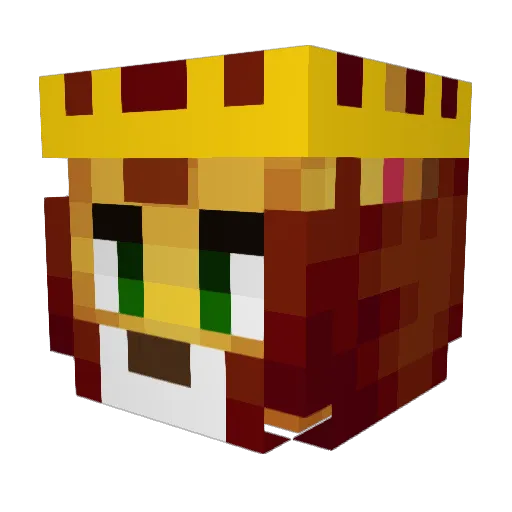 MitchPvP Minecraft avatar head, 3D render