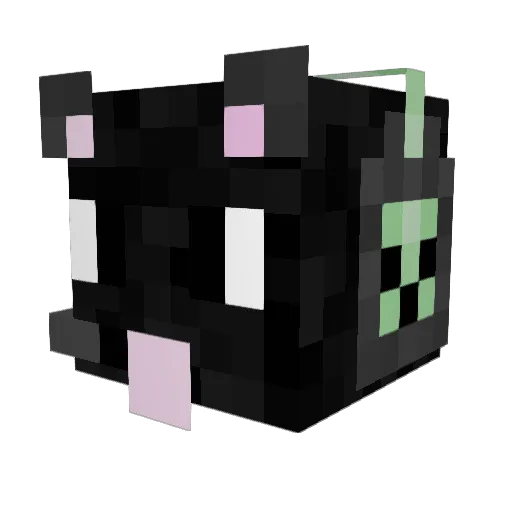 MitchTodd Minecraft avatar head, 3D render
