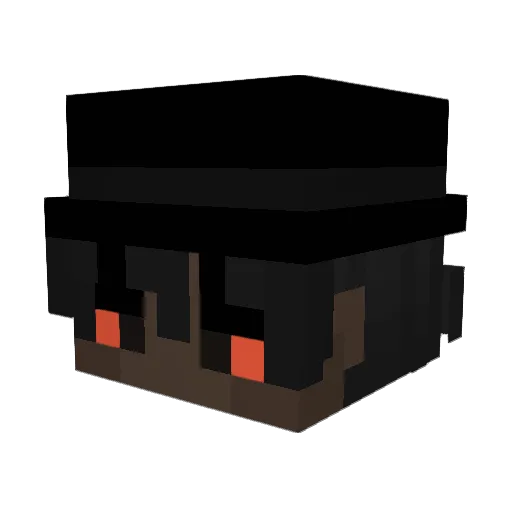 Mitch_World Minecraft avatar head, 3D render