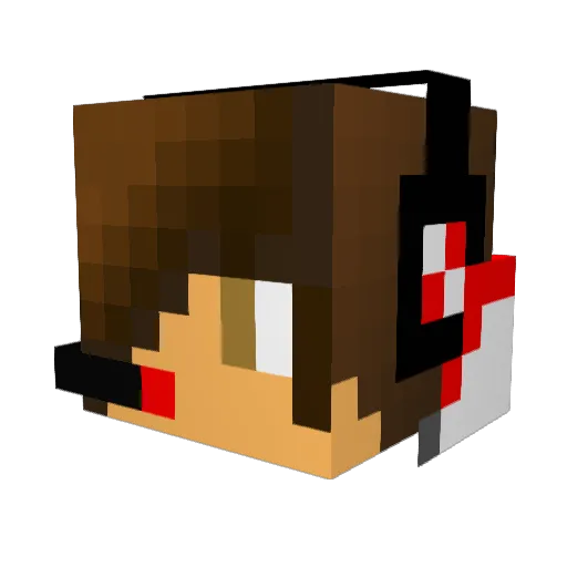 Mitchcabob1 Minecraft avatar head, 3D render